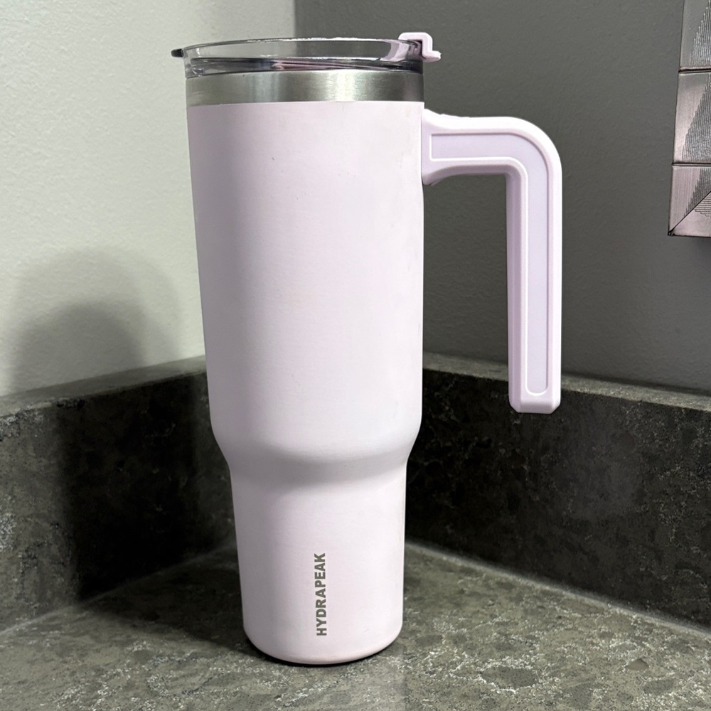 HydroPeak Light Pink Insulated Mug with Handle 32 ounces